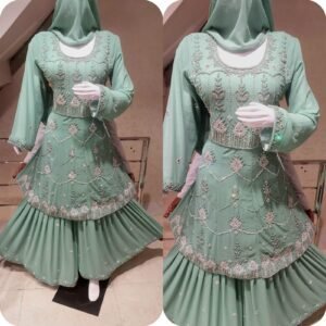 english-green-frock-suit-georgette-jarkan-hand-work-party-wear